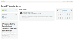 Desktop Screenshot of moodle.bownet.org